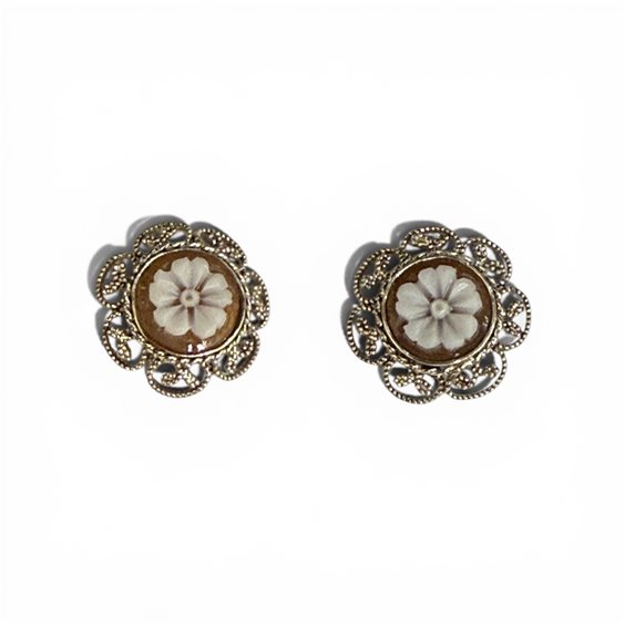 Boucles d'oreilles Mandile 1922 Femme Cammei  in Argent Conchiglia 2MORCM40 - 2MORCM40